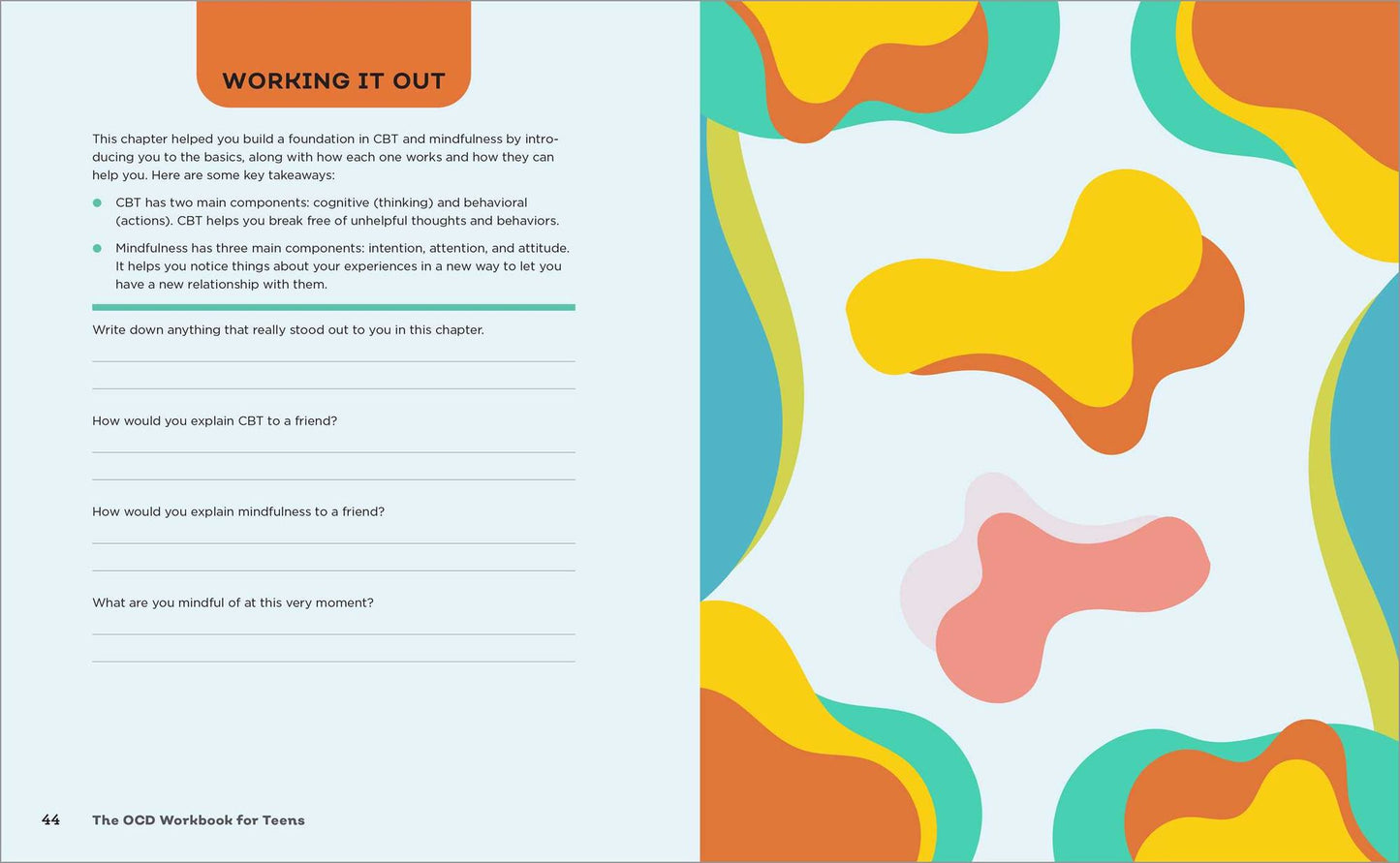 The OCD Workbook for Teens: Manage Intrusive Thoughts and Compulsive Behavior with CBT and Mindfulness