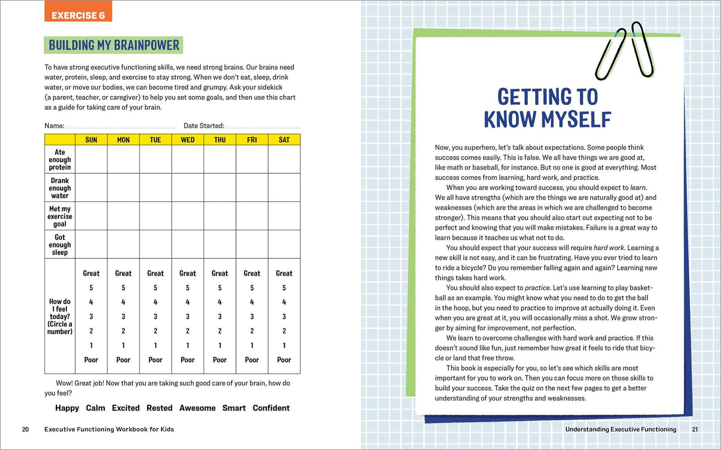 Executive Functioning Workbook for Kids: 40 Fun Activities to Build Memory, Flexible Thinking, and Self-Control Skills at Home, in School, and Beyond