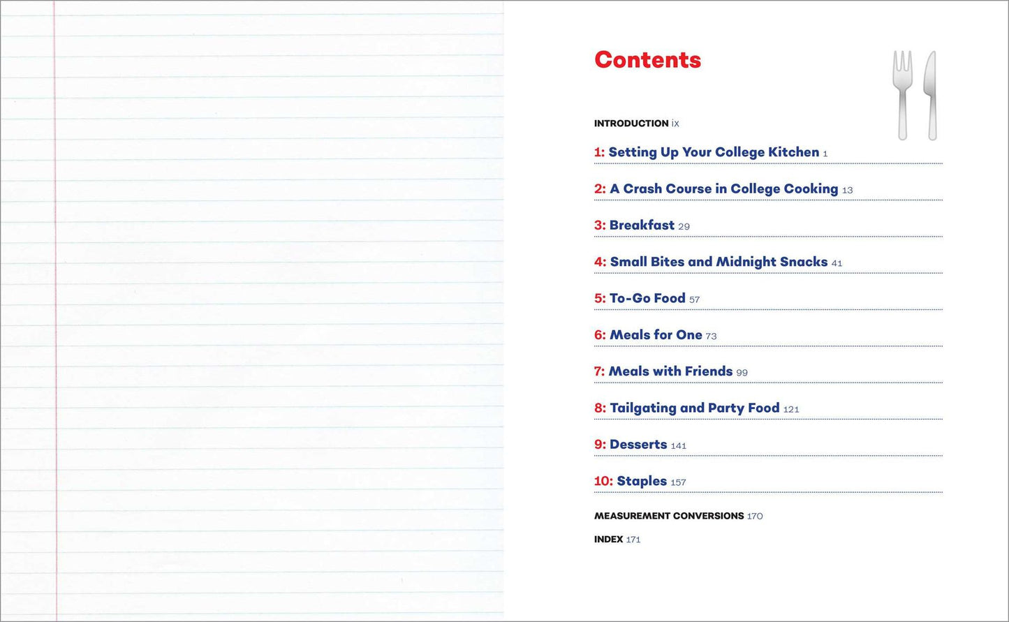 Complete College Cookbook: 100+ Easy Recipes and Helpful Tips for Students