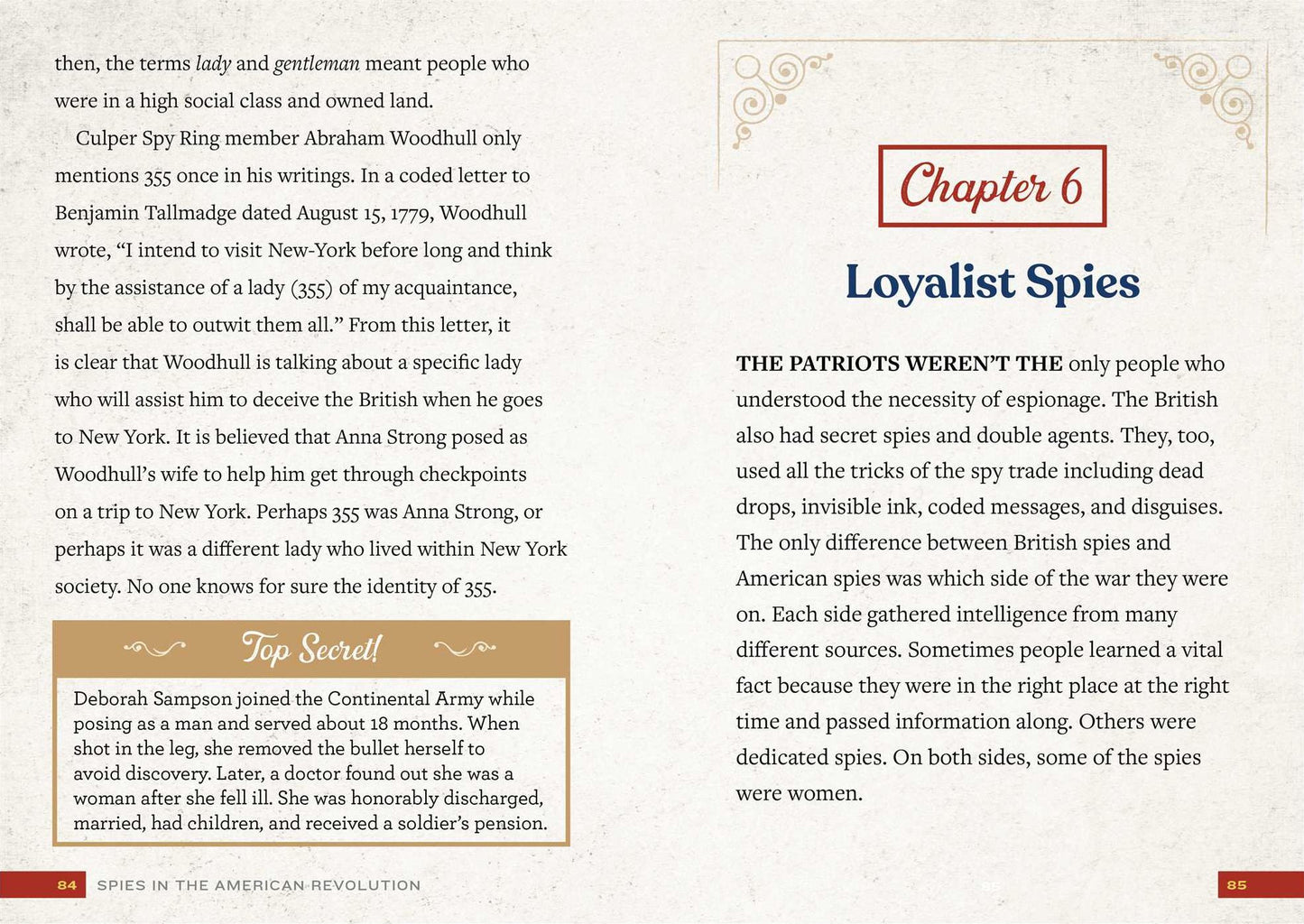 Spies in the American Revolution for Kids: A History Book