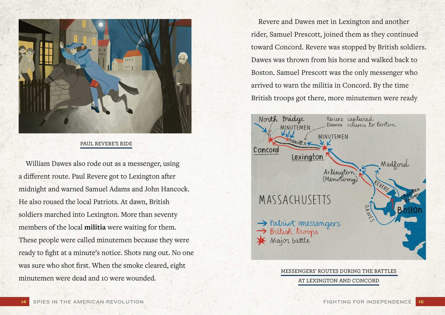 Spies in the American Revolution for Kids: A History Book