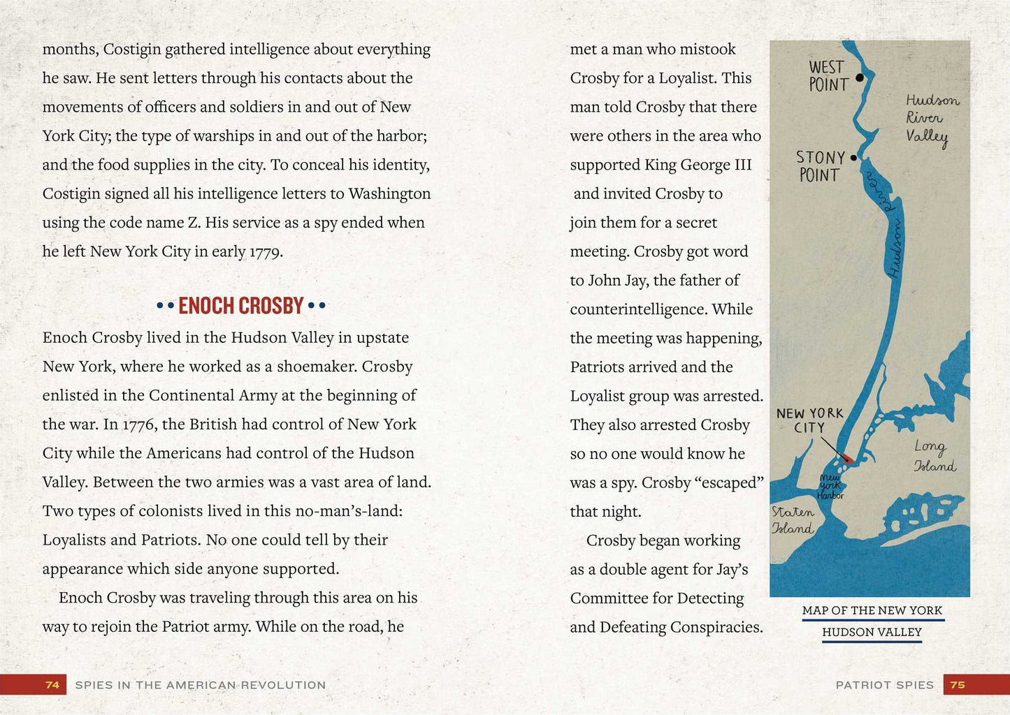 Spies in the American Revolution for Kids: A History Book