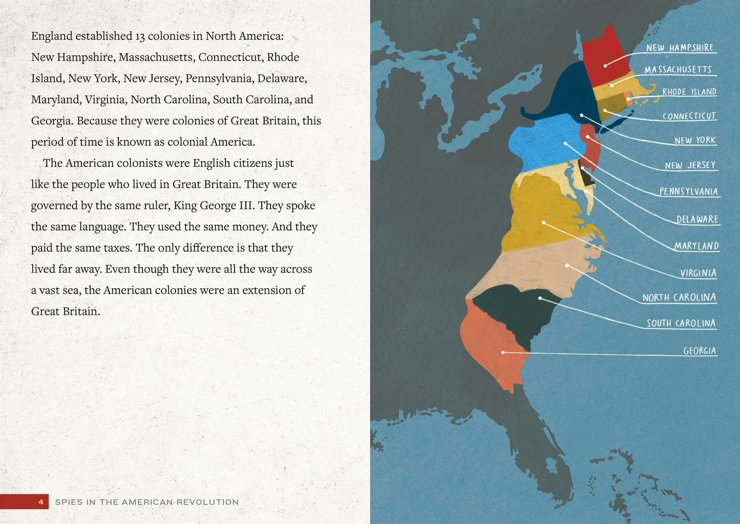 Spies in the American Revolution for Kids: A History Book