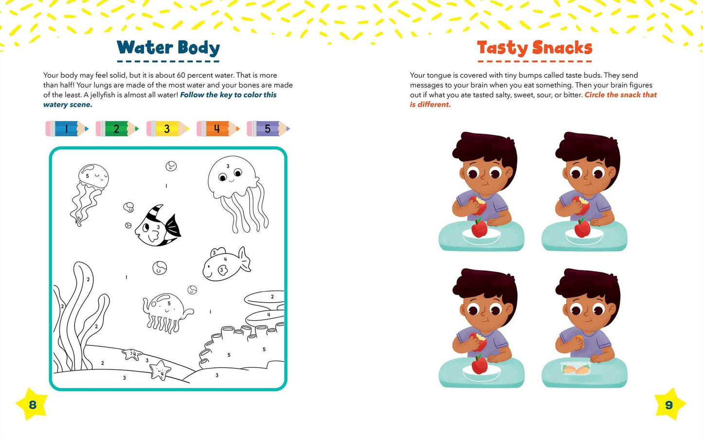 Human Body Preschool Activity Book: Hands-On Learning with Mazes, Coloring, and More!