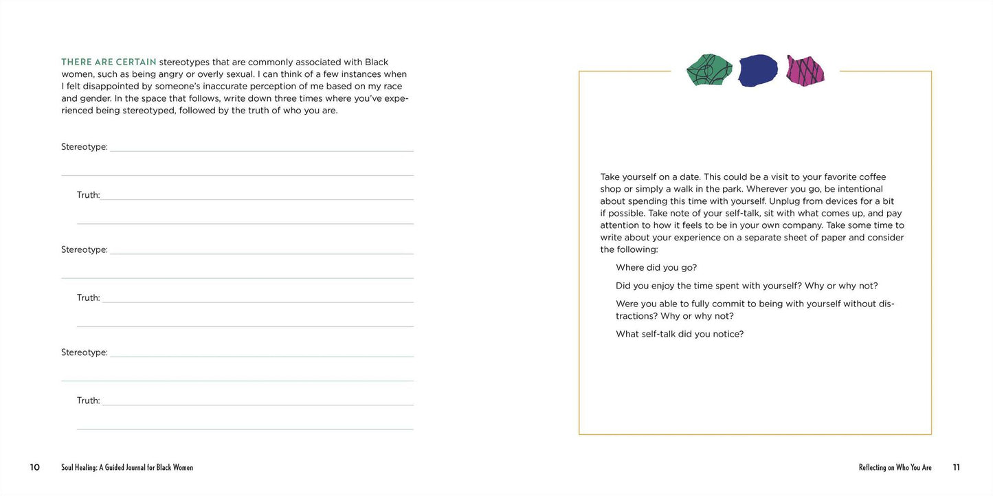 Soul Healing: A Guided Journal for Black Women: Prompts to Help You Reflect, Grow, and Embrace Your Power