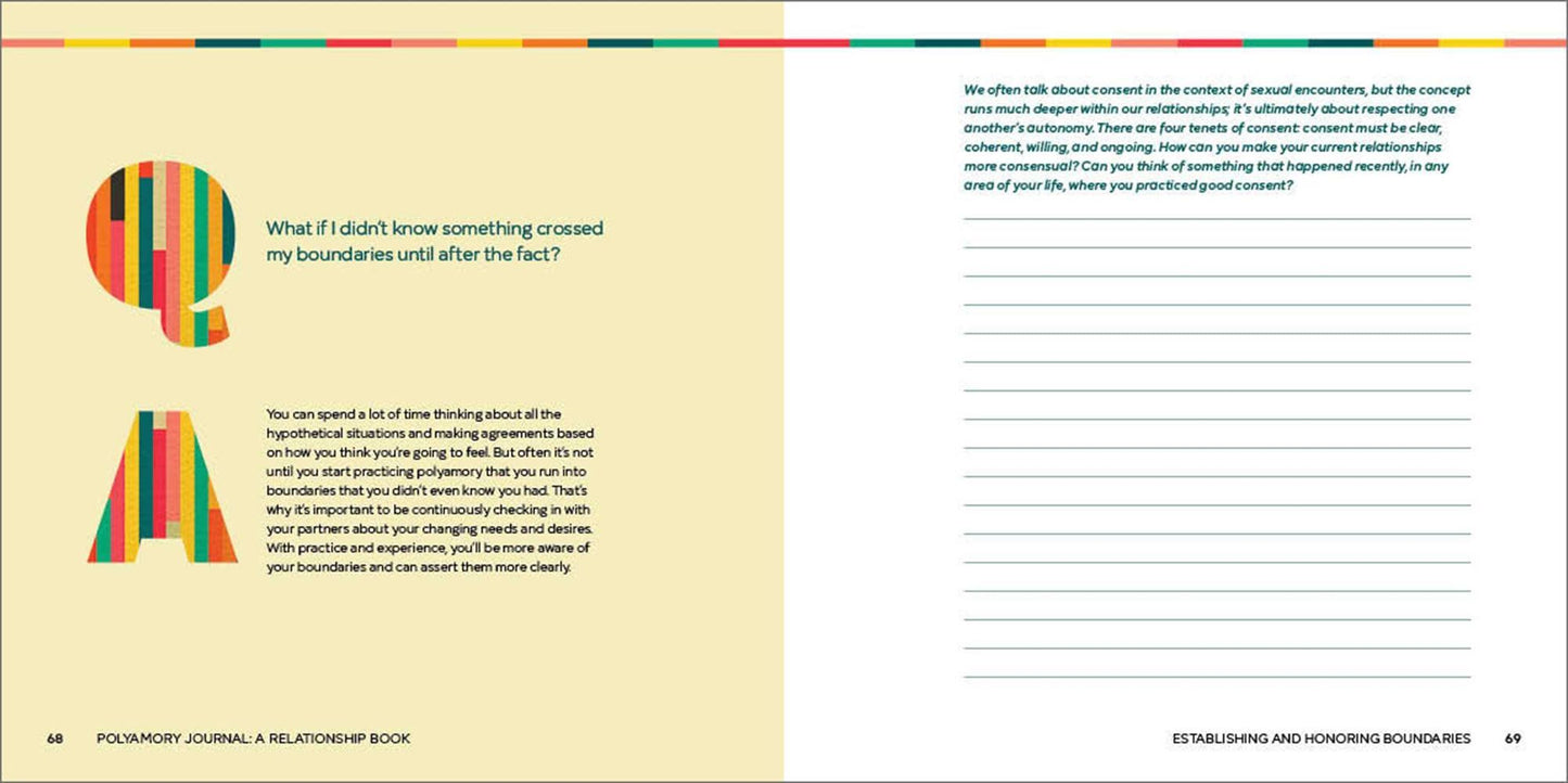 Polyamory Journal: A Relationship Book: Prompts and Practices for Navigating Non-Monogamy