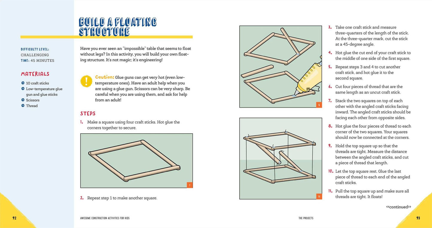 Awesome Construction Activities for Kids: 25 STEAM Construction Projects to Design and Build