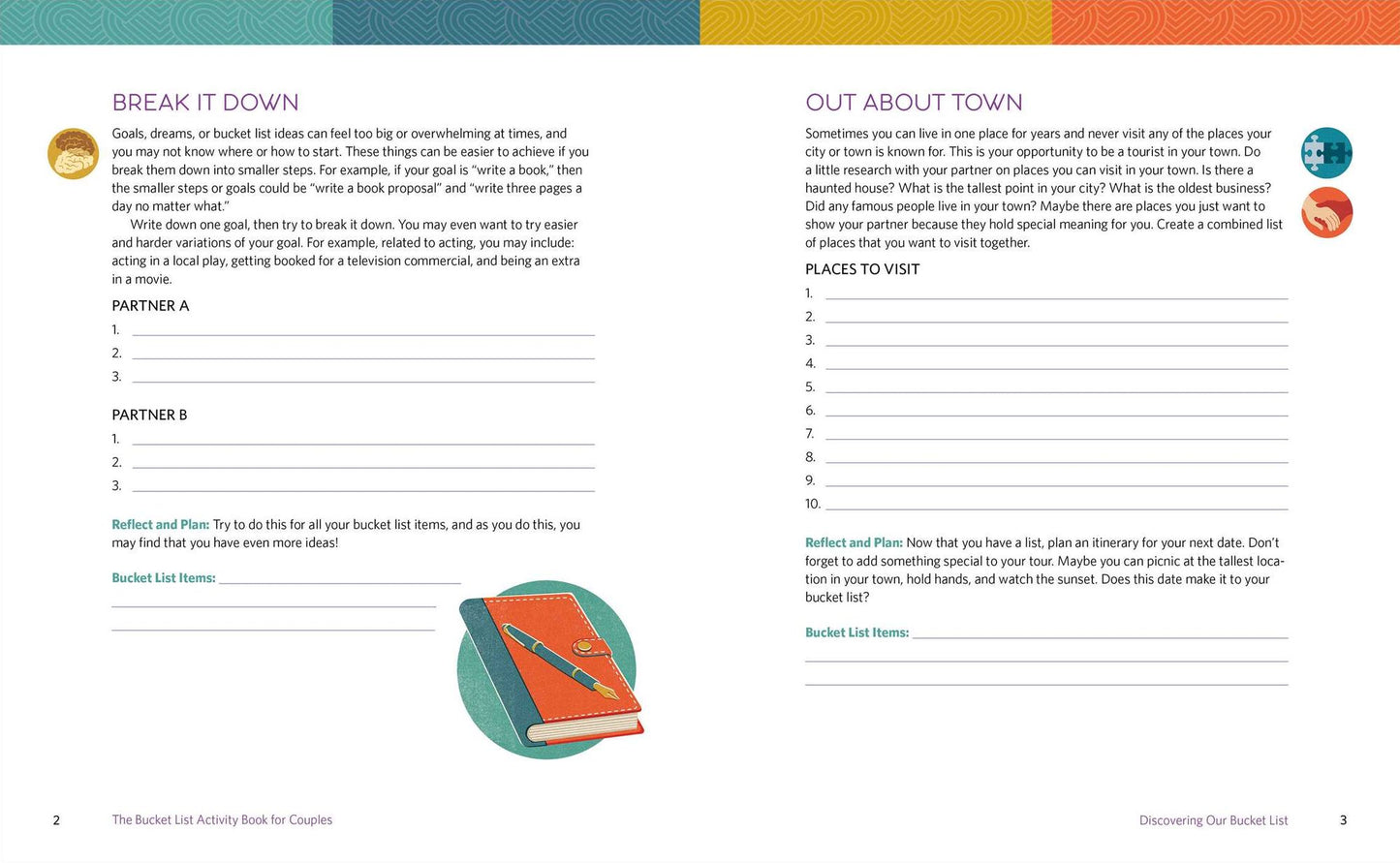 The Bucket List Activity Book for Couples: Deep Questions and Meaningful Activities to Help Plan Your Life's Adventures