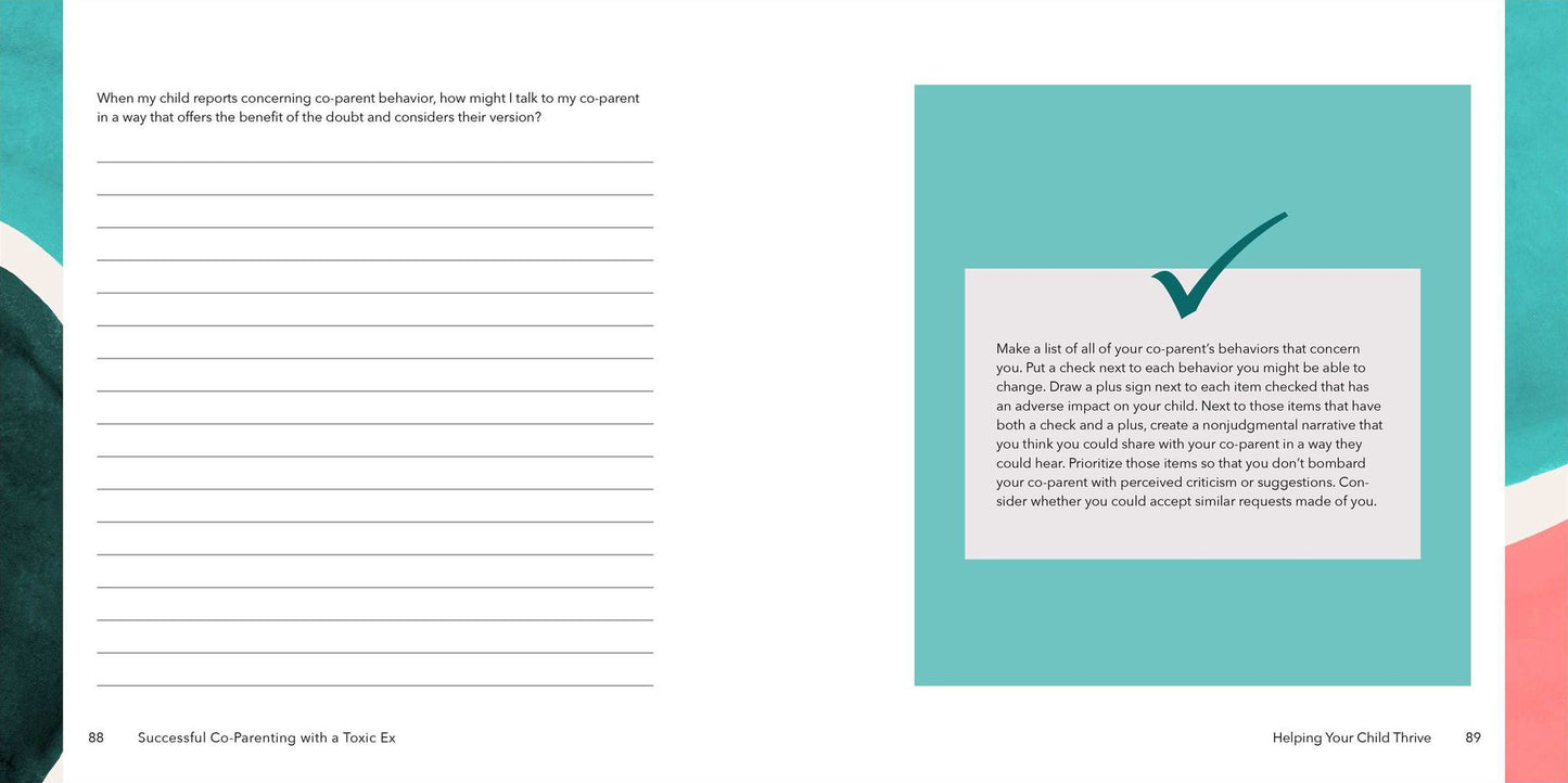 Successful Co-Parenting with a Toxic Ex: A Guided Journal to Support and Encourage You and Your Children