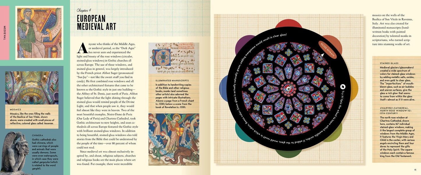 Art: An Interactive Guide: A Hands-On Tour of 150 Essential Masterpieces: With Magic Pages, Flaps, Color Wheels, and More!