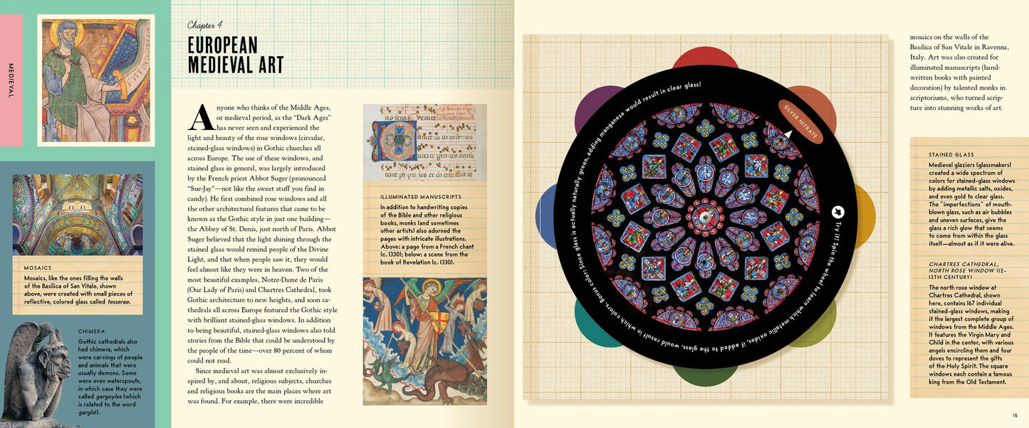 Art: An Interactive Guide: A Hands-On Tour of 150 Essential Masterpieces: With Magic Pages, Flaps, Color Wheels, and More!