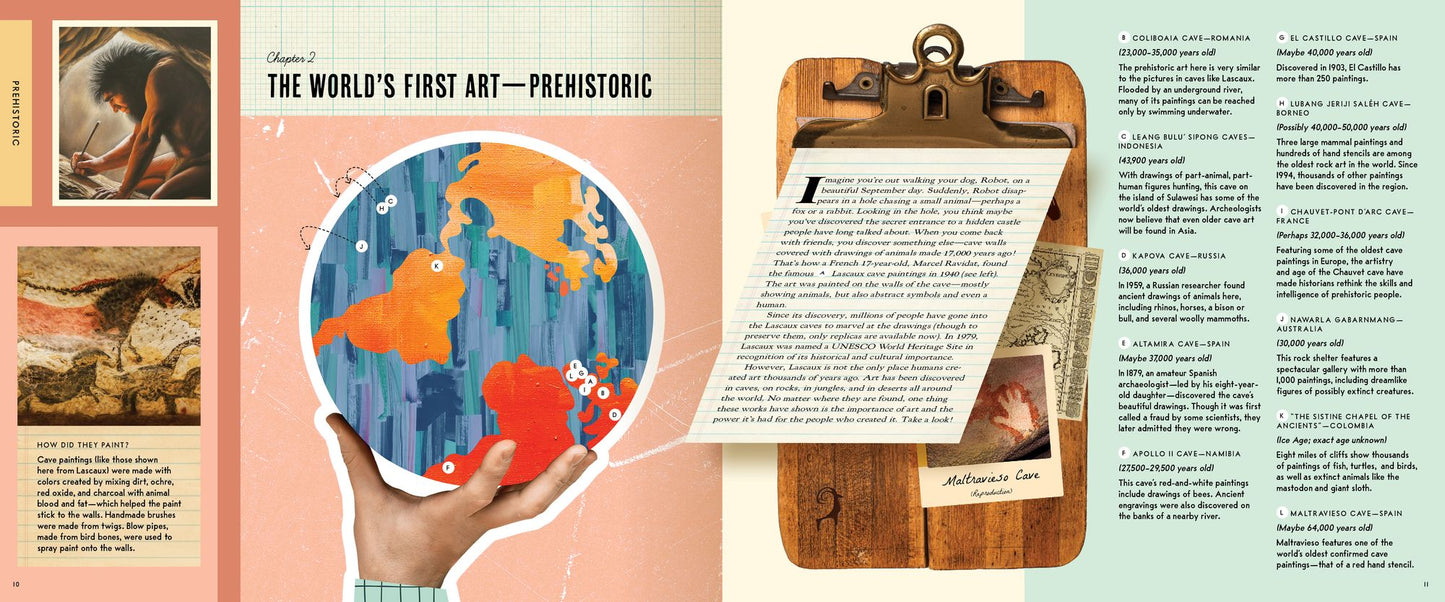 Art: An Interactive Guide: A Hands-On Tour of 150 Essential Masterpieces: With Magic Pages, Flaps, Color Wheels, and More!
