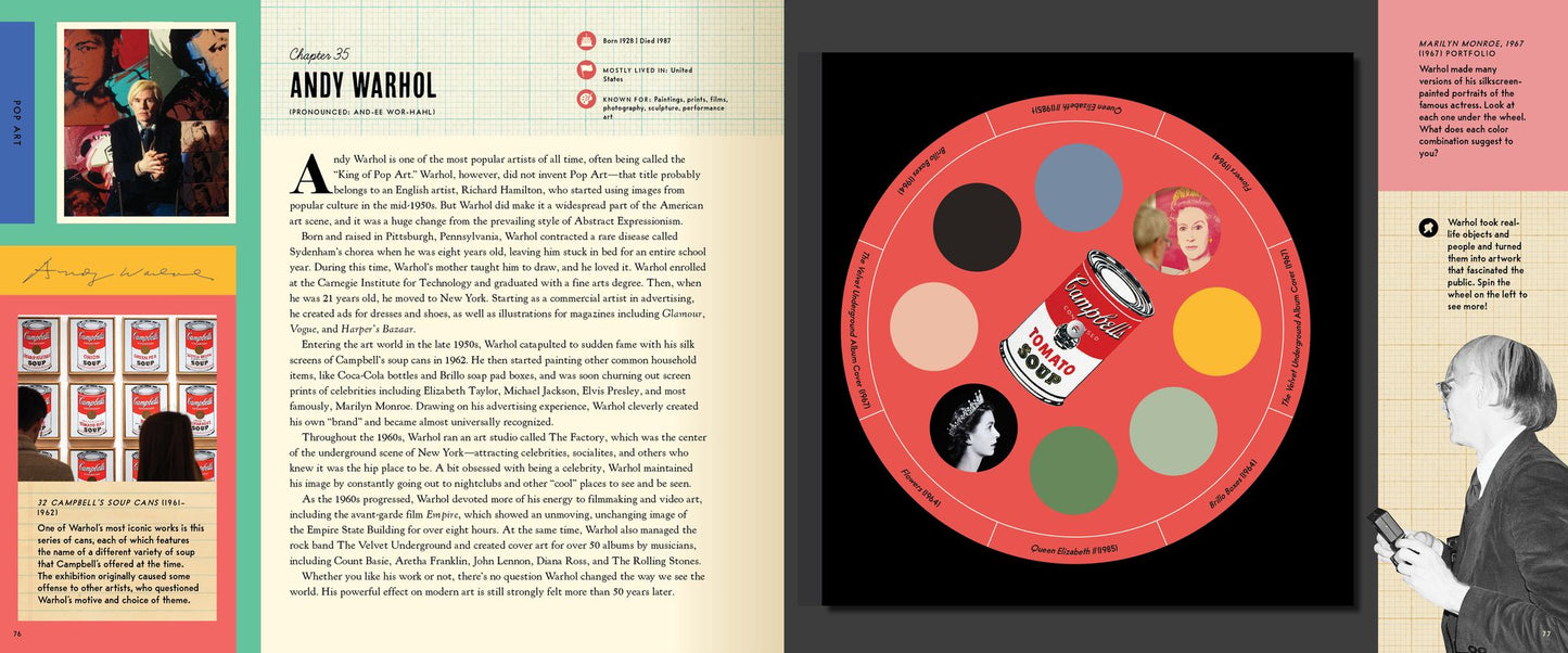 Art: An Interactive Guide: A Hands-On Tour of 150 Essential Masterpieces: With Magic Pages, Flaps, Color Wheels, and More!