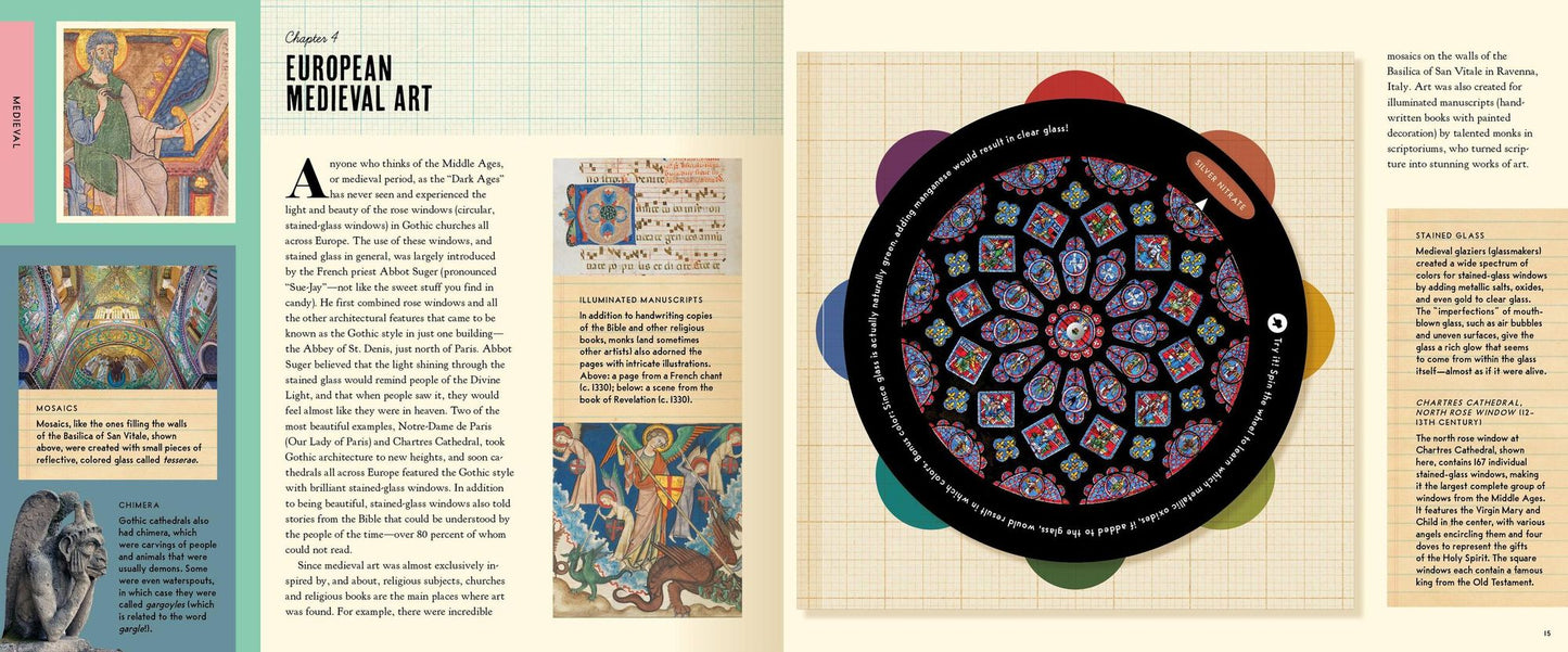 Art: An Interactive Guide: A Hands-On Tour of 150 Essential Masterpieces: With Magic Pages, Flaps, Color Wheels, and More!