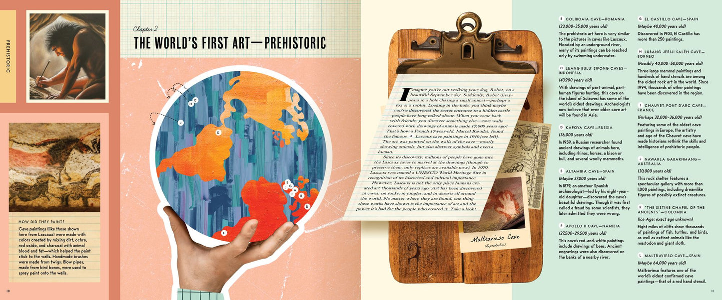 Art: An Interactive Guide: A Hands-On Tour of 150 Essential Masterpieces: With Magic Pages, Flaps, Color Wheels, and More!