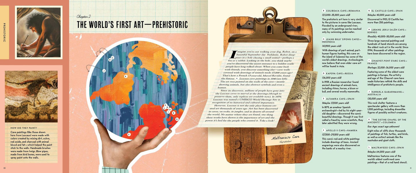 Art: An Interactive Guide: A Hands-On Tour of 150 Essential Masterpieces: With Magic Pages, Flaps, Color Wheels, and More!