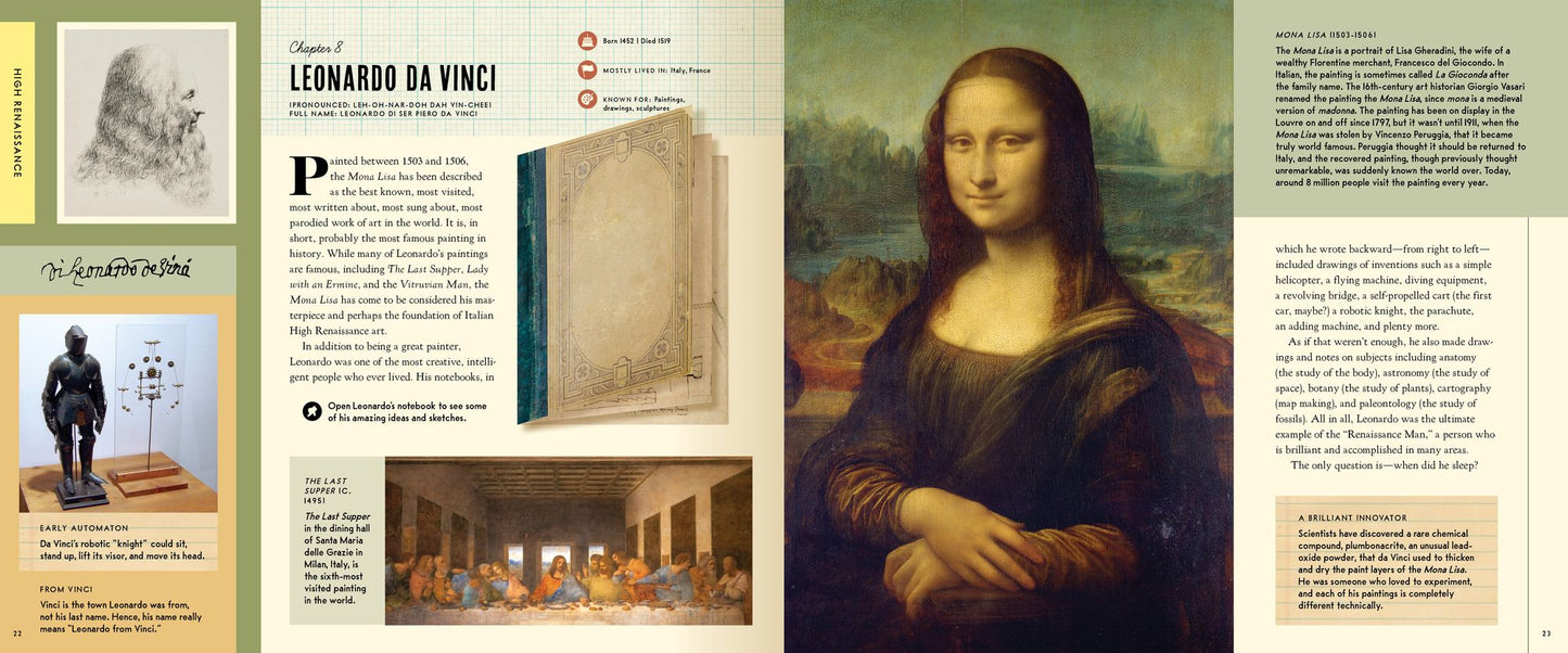 Art: An Interactive Guide: A Hands-On Tour of 150 Essential Masterpieces: With Magic Pages, Flaps, Color Wheels, and More!