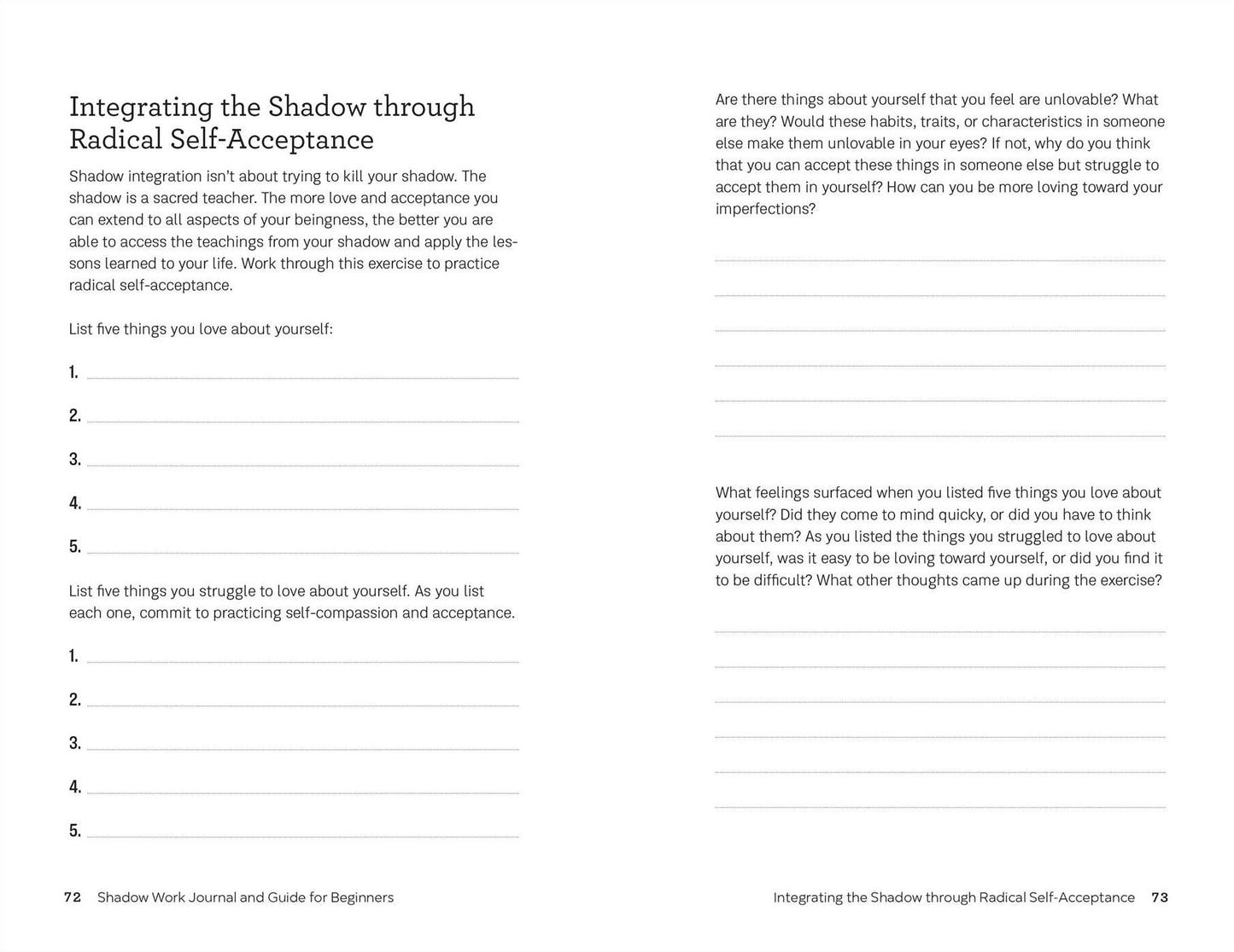 Shadow Work Journal and Guide for Beginners: An Introduction to Discovering and Healing Your Unconscious Self
