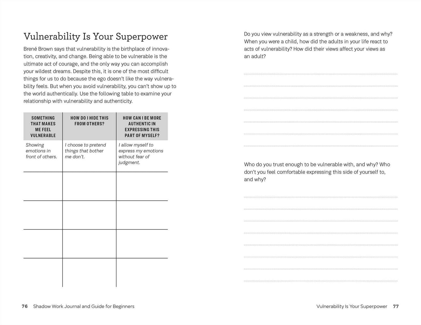 Shadow Work Journal and Guide for Beginners: An Introduction to Discovering and Healing Your Unconscious Self