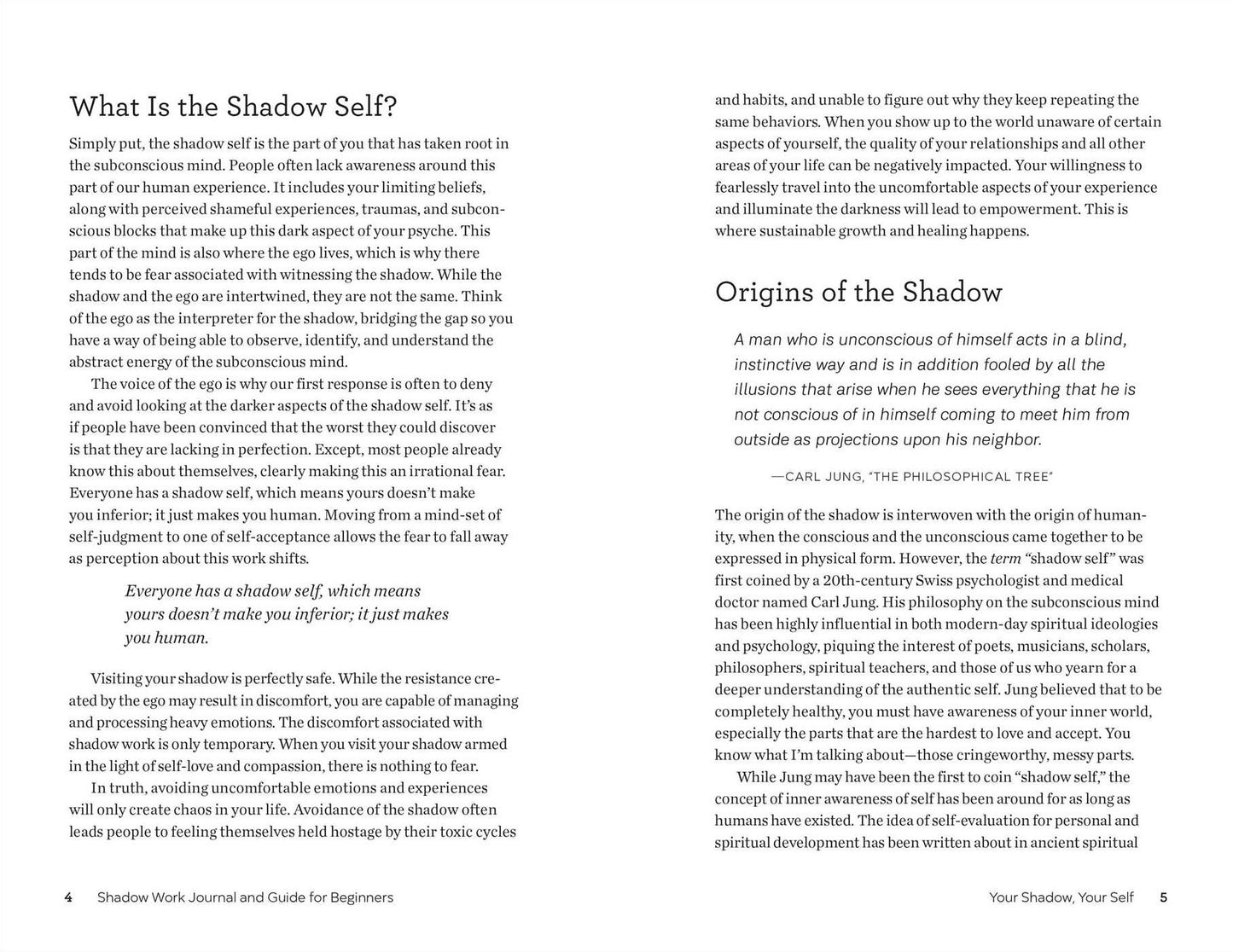 Shadow Work Journal and Guide for Beginners: An Introduction to Discovering and Healing Your Unconscious Self