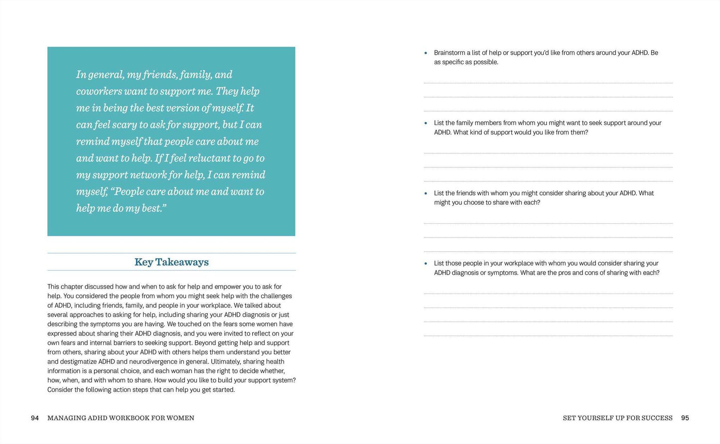 Managing ADHD Workbook for Women: Exercises and Strategies to Improve Focus, Motivation, and Confidence
