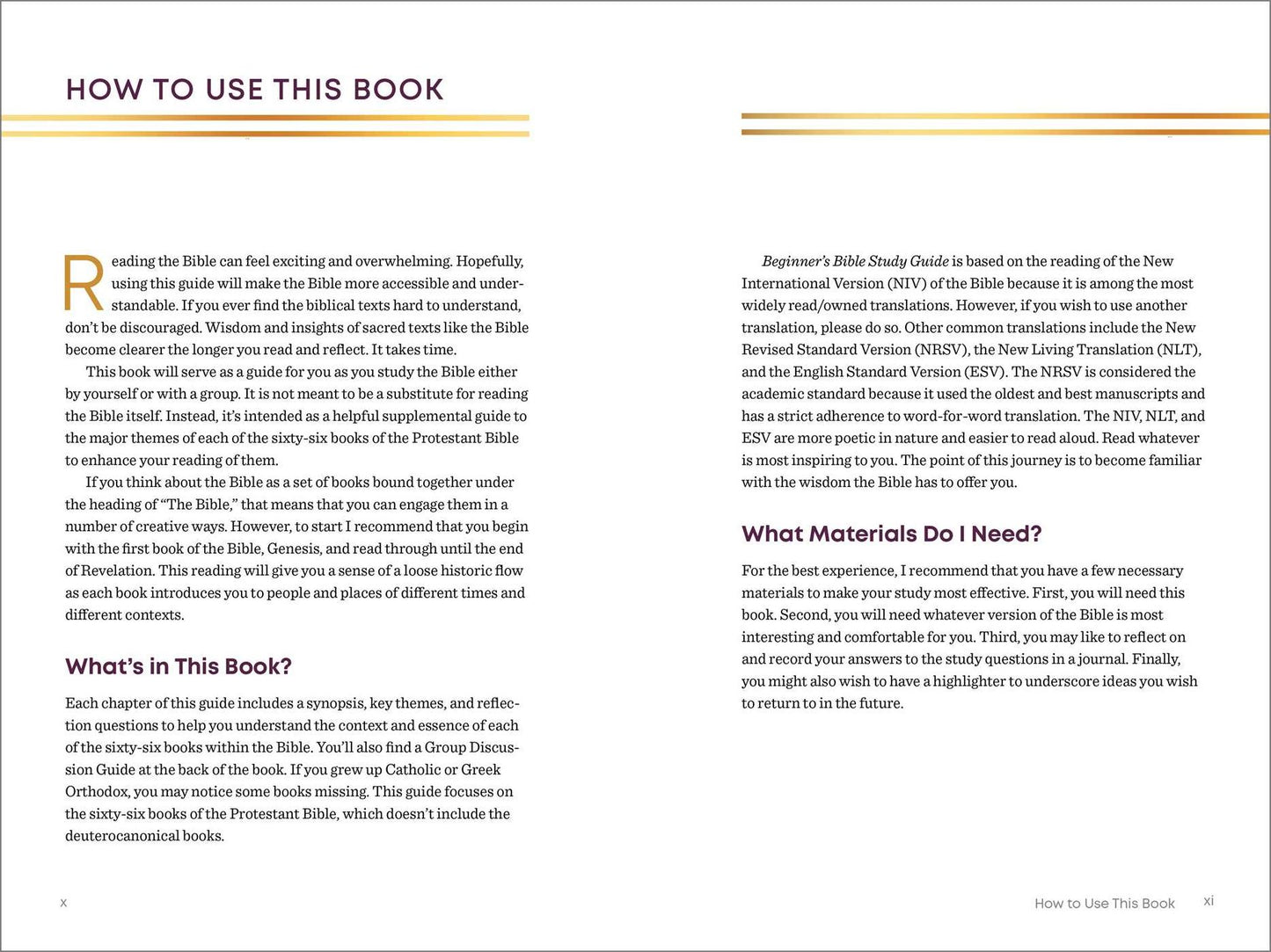 The Beginner's Bible Study Guide: An Introduction to All 66 Books of the Bible