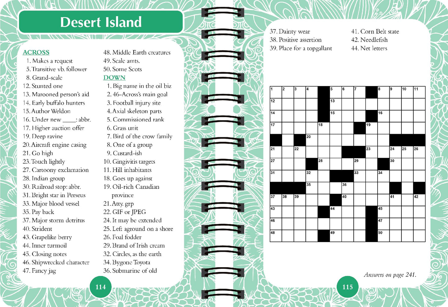 Mini Brain Games Stress Free Crosswords
