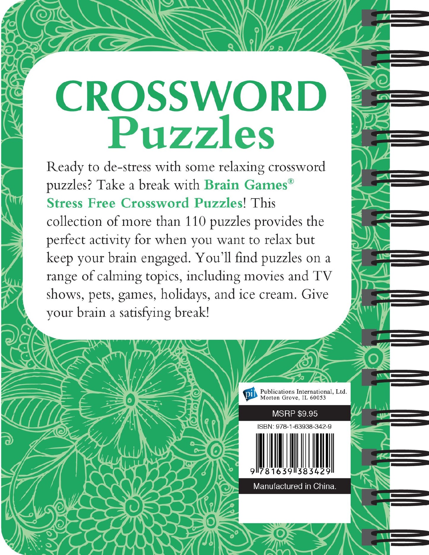 Mini Brain Games Stress Free Crosswords
