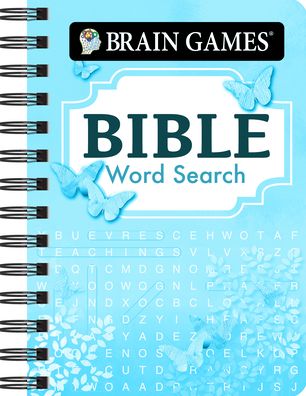 Mini Brain Games Bible Word Search Blue Butterfly