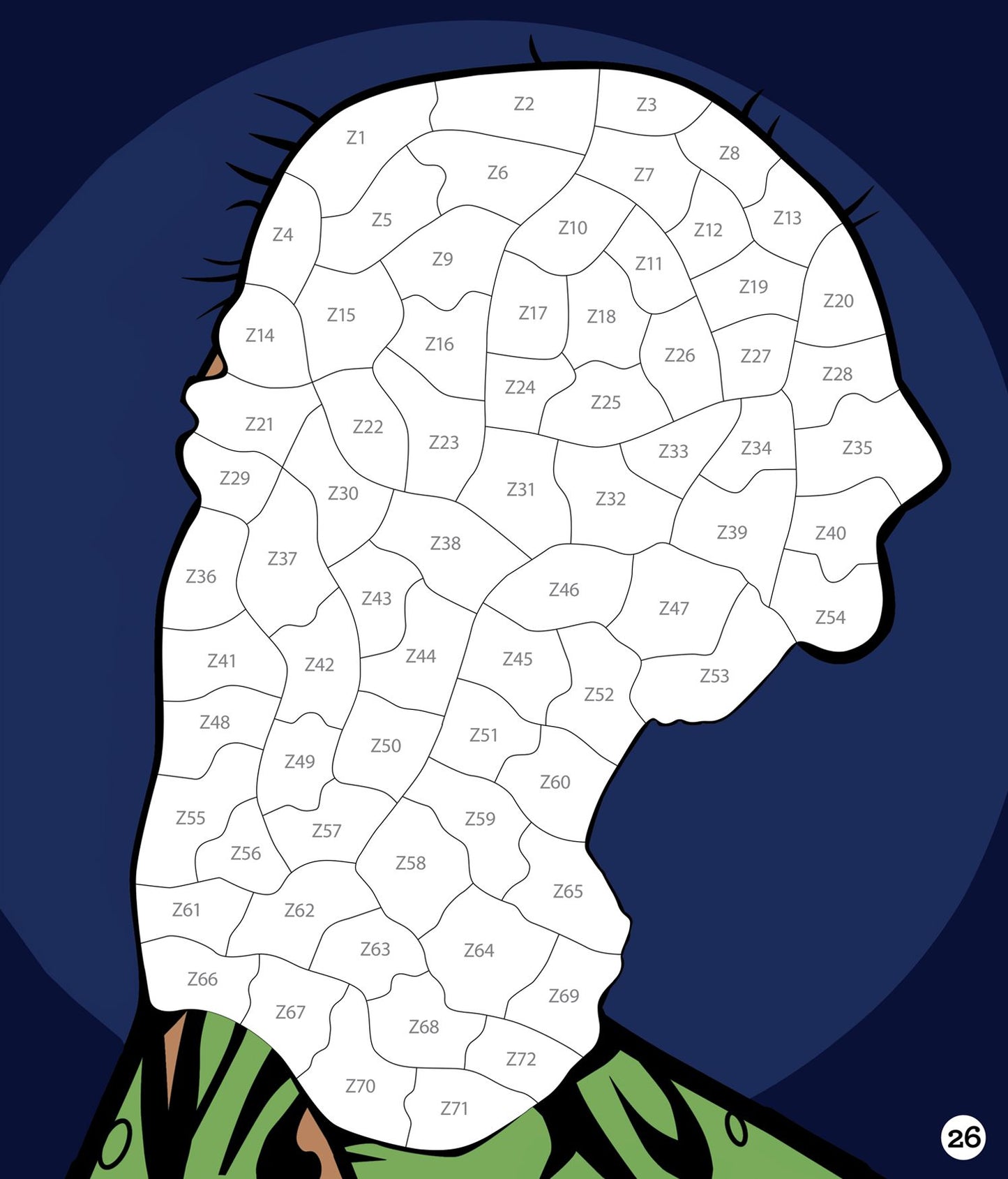 Sticker By Number Horror