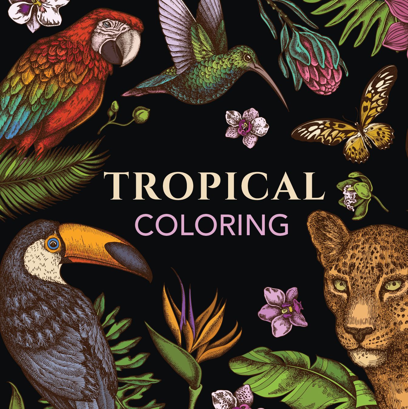 Keespake Coloring Tropical