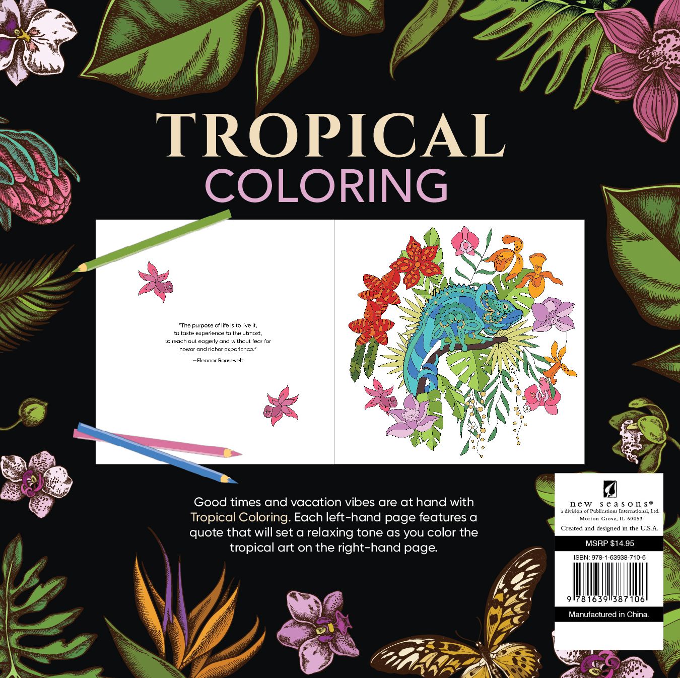 Keespake Coloring Tropical