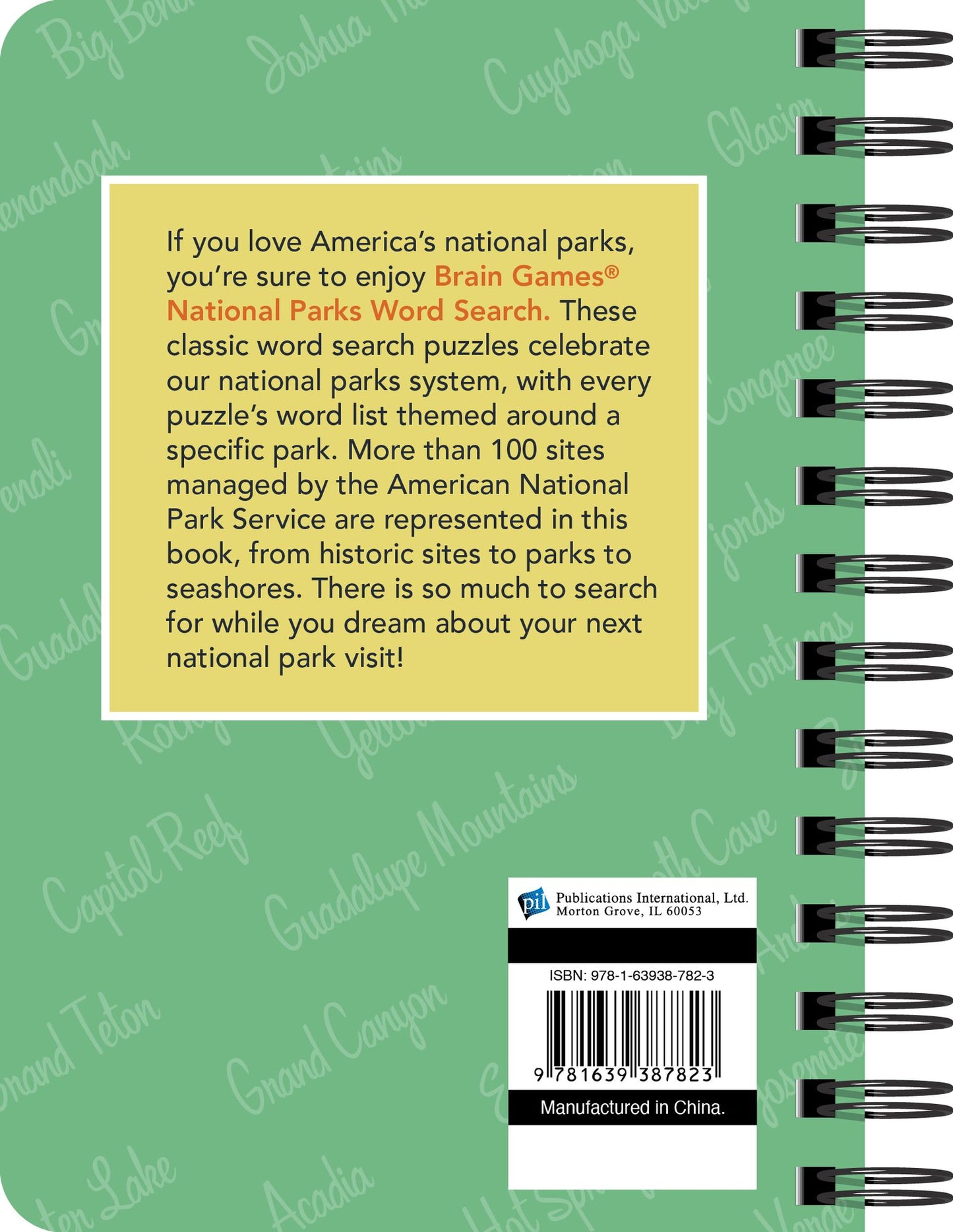 Mini Brain Games National Parks