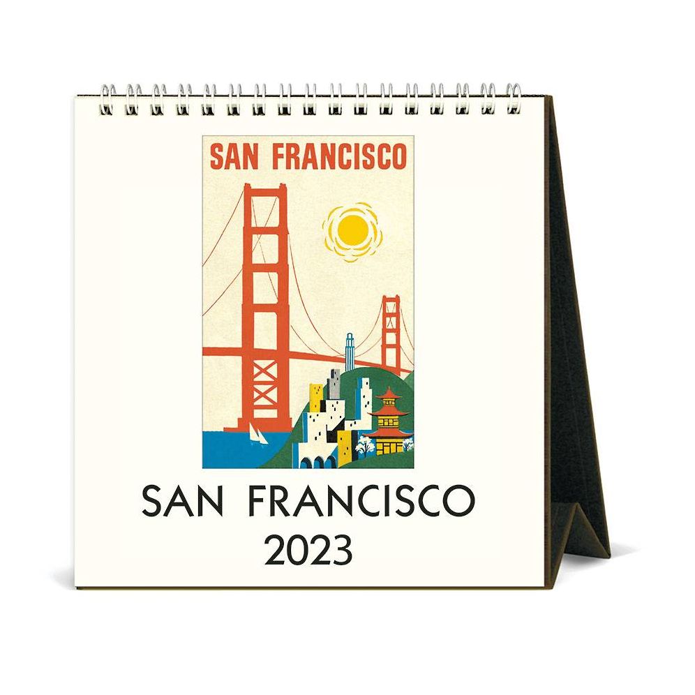 2023 Cavallini & Co. San Francisco Desk Calendar