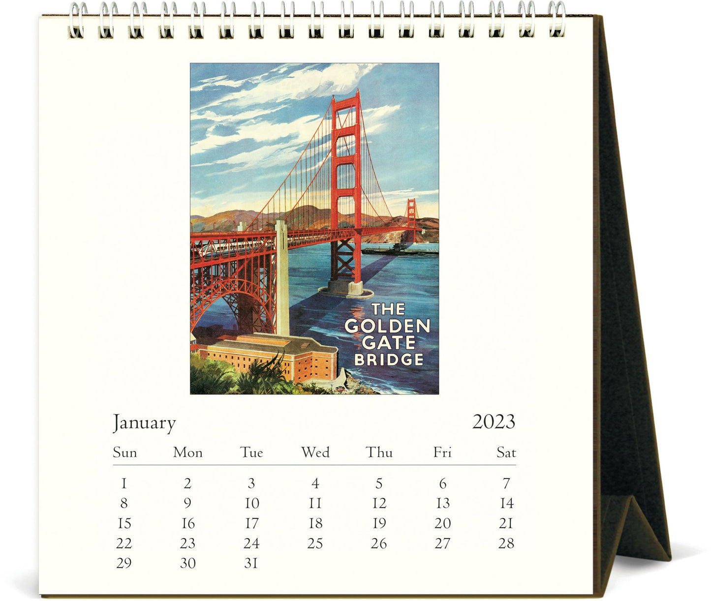 2023 Cavallini & Co. San Francisco Desk Calendar