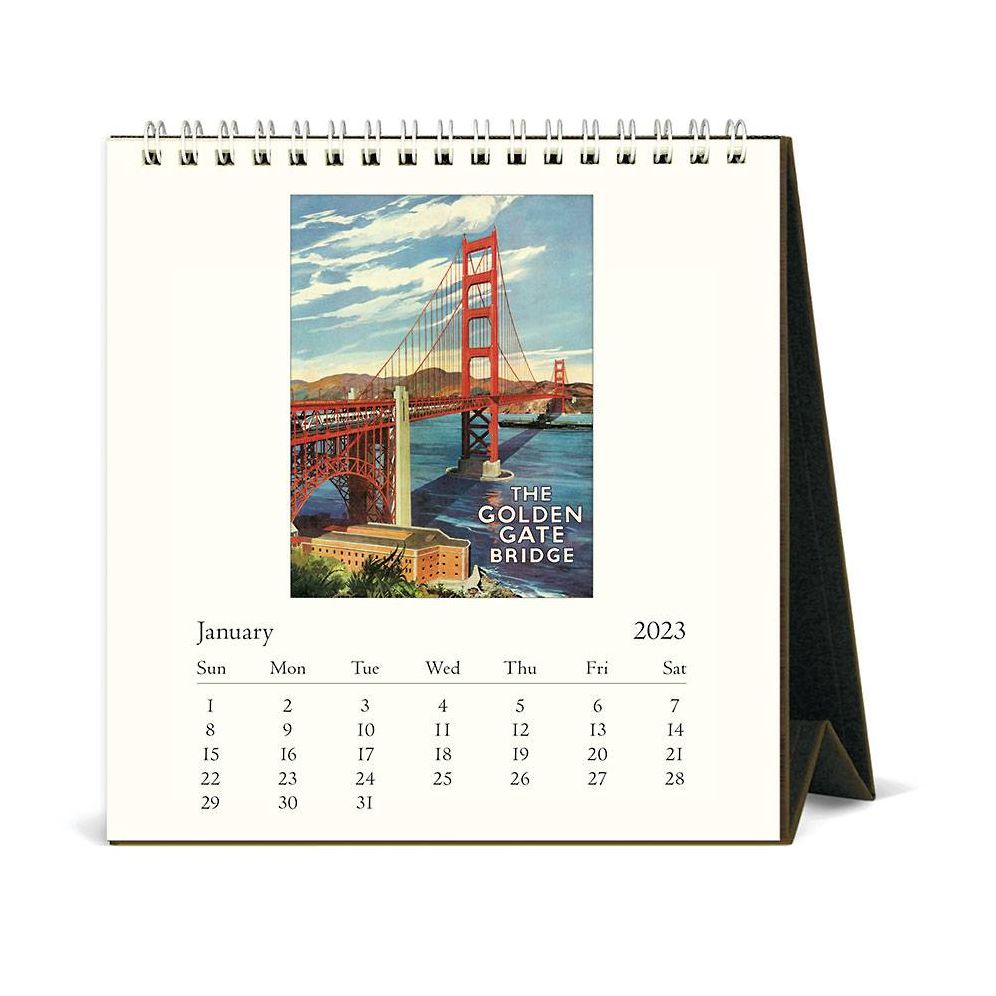 2023 Cavallini & Co. San Francisco Desk Calendar