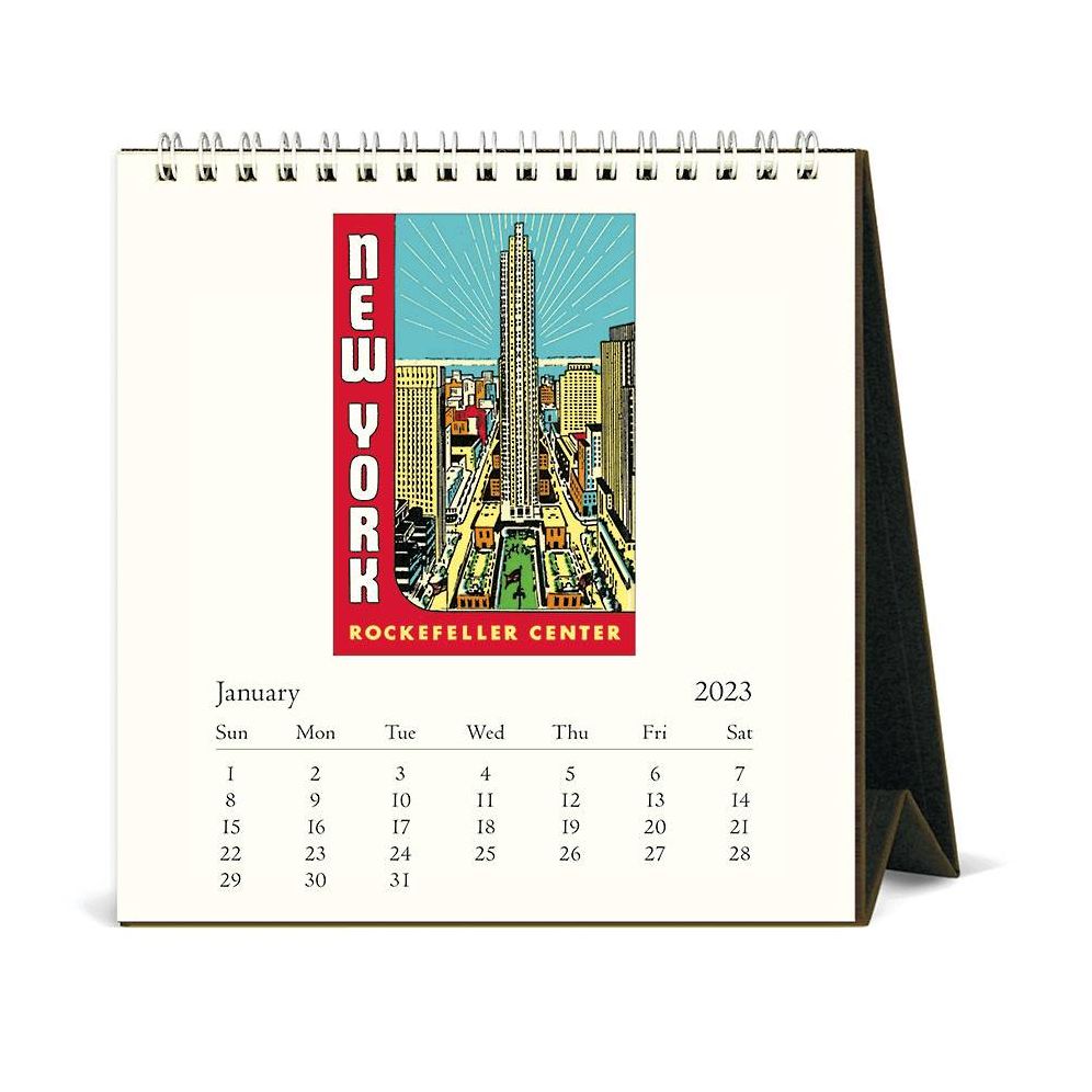 2023 Cavallini & Co. New York Desk Calendar