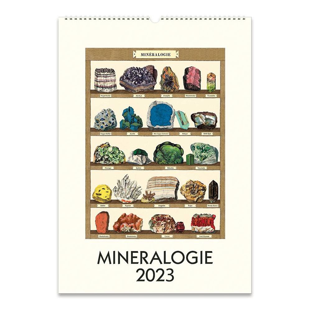 2023 Cavallini & Co. Mineralogie Wall Calendar