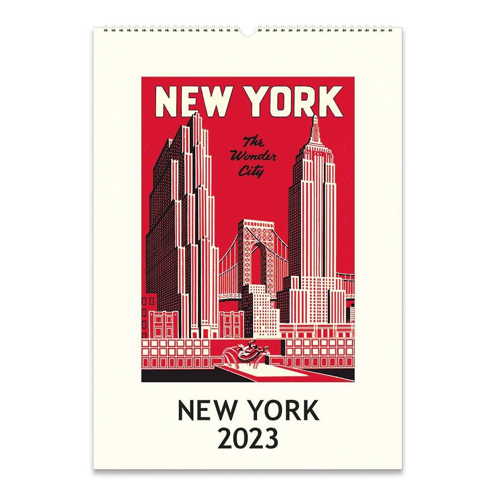 2023 Cavallini & Co. New York Wall Calendar