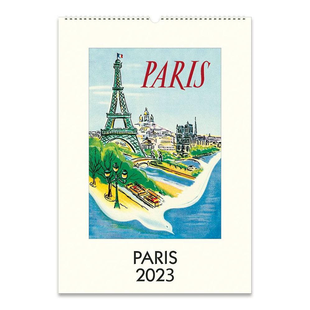 2023 Cavallini Paris Wall Calendar
