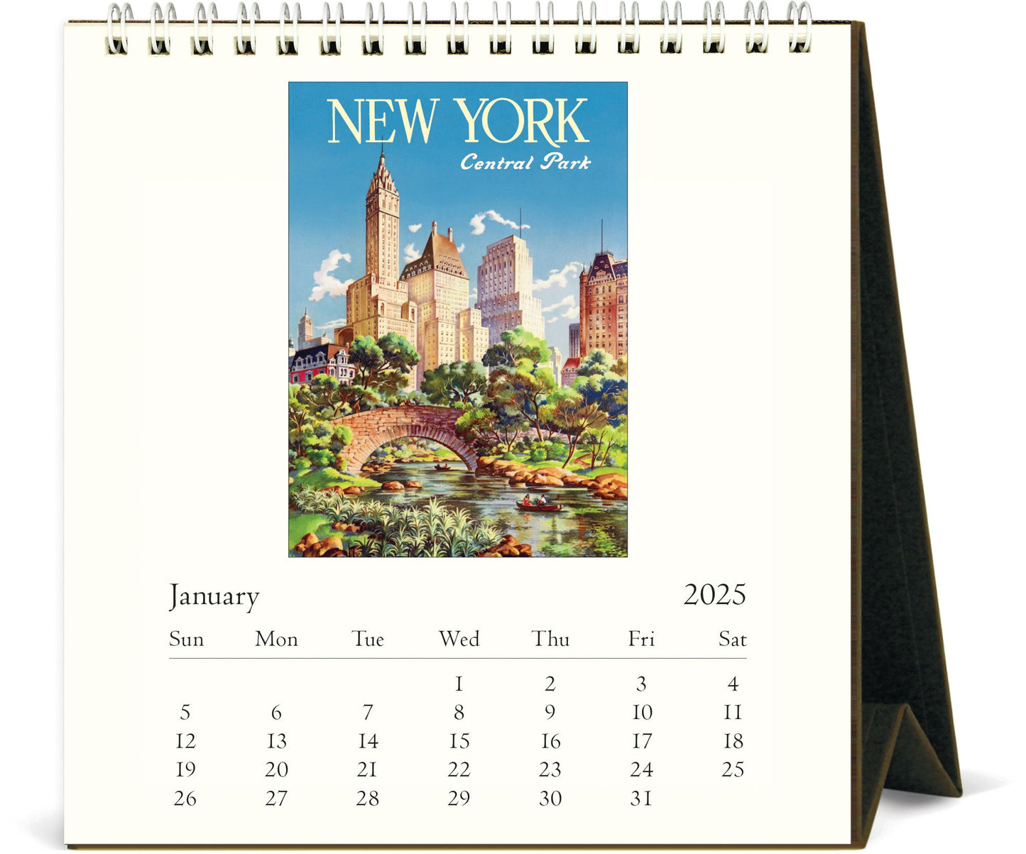 2025 New York Desk Calendar