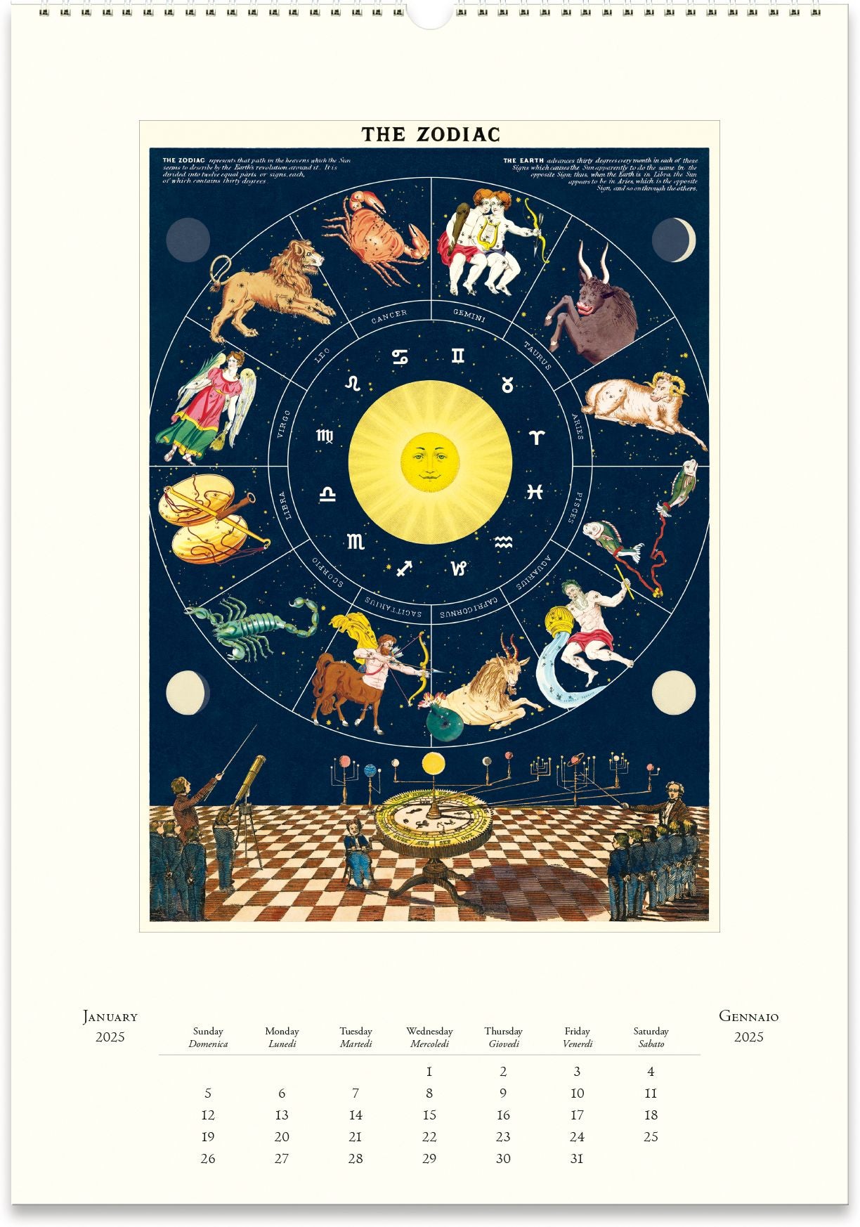 2025 Astronomy Wall Calendar