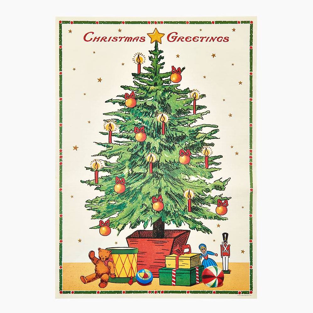 Christmas Tree Flat Wrap
