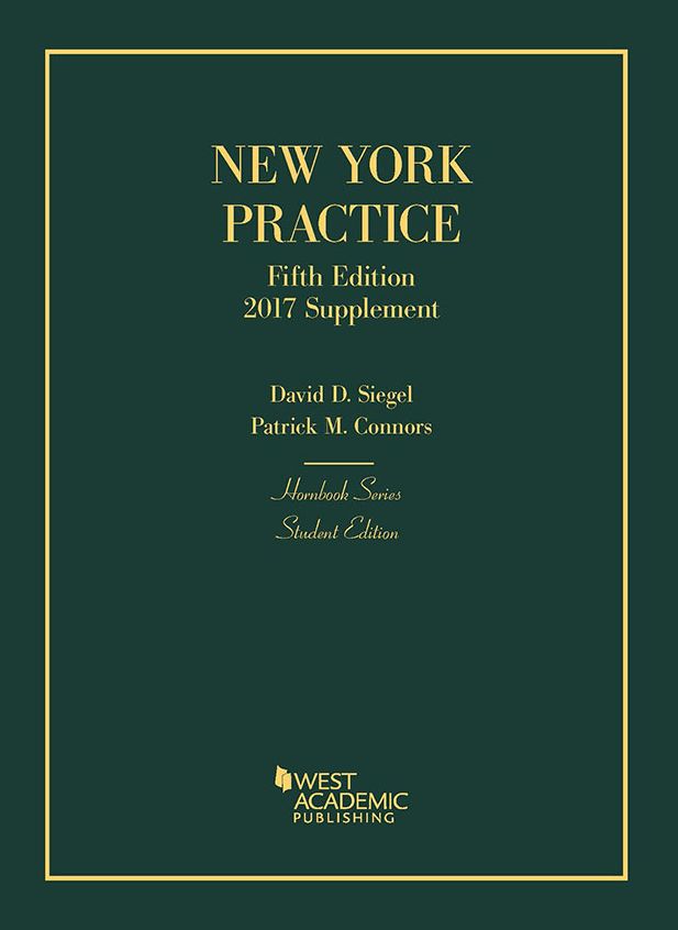 New York Practice, 5th, Student Edition, Supplement