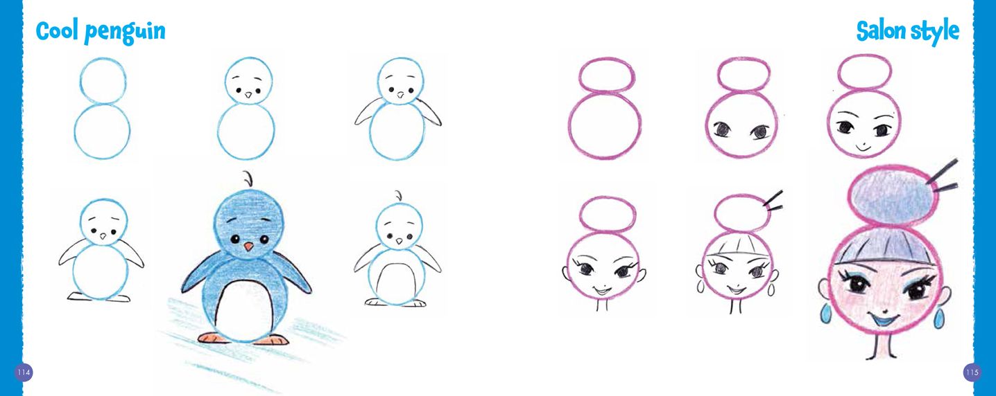 Drawing Cartoons from Numbers: Create Fun Characters from 1 to 1001