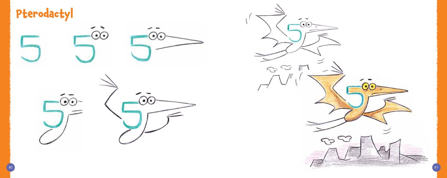 Drawing Cartoons from Numbers: Create Fun Characters from 1 to 1001