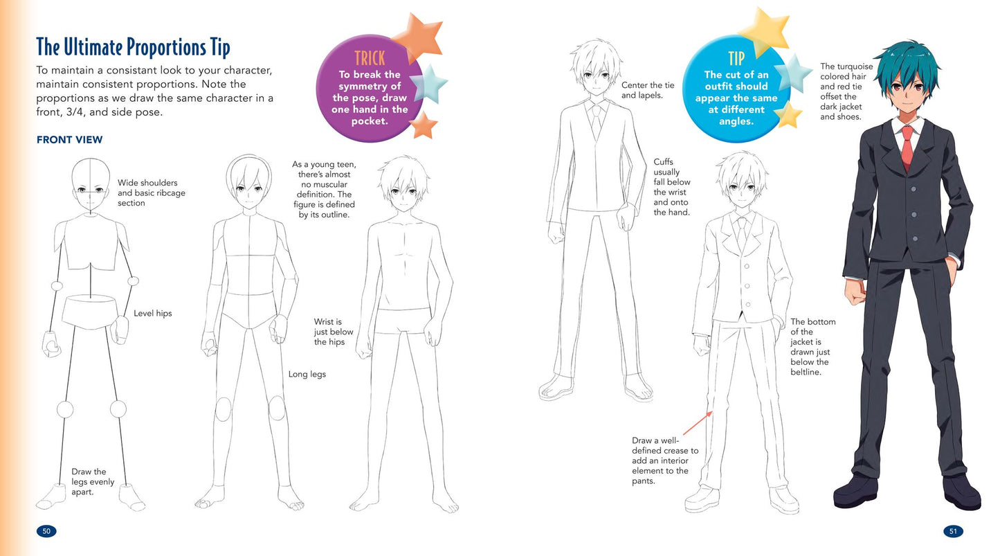 Master Guide to Drawing Anime Tips & Tricks : Over 100 Essential Techniques to Sharpen Your Skills