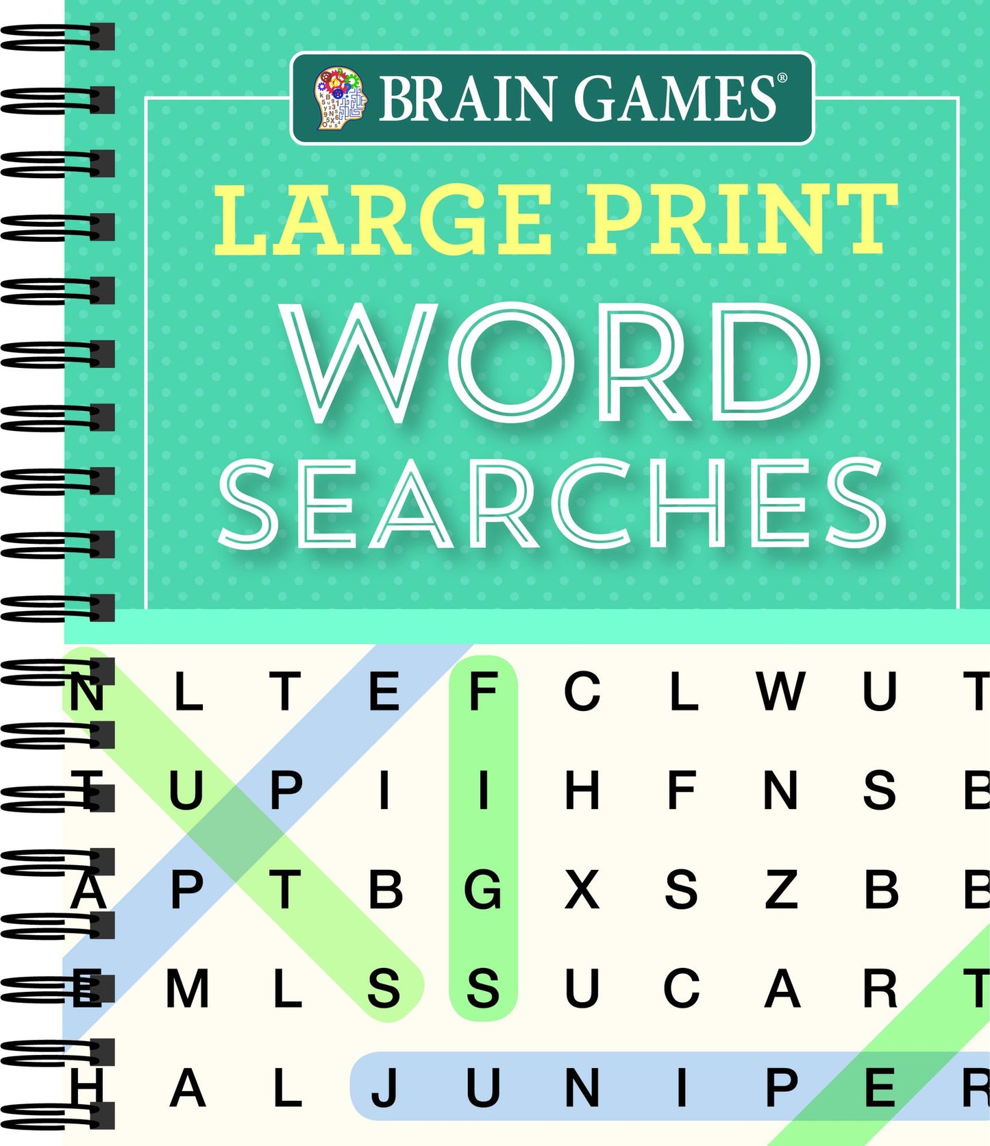 Brain Games Large Print Word Searchs