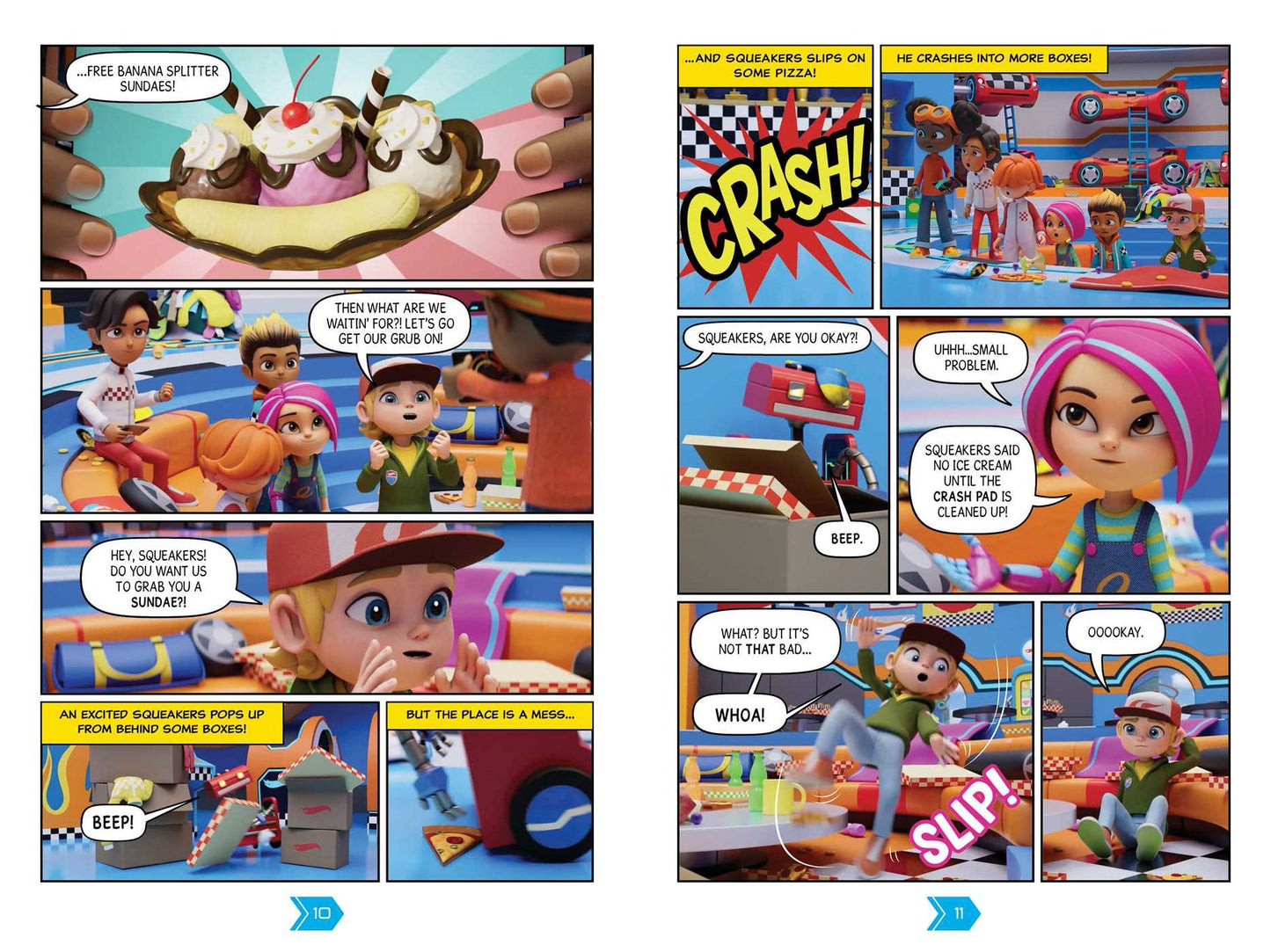 Hot Wheels Let's Race: Cleanup Challenge (Comic Reader)