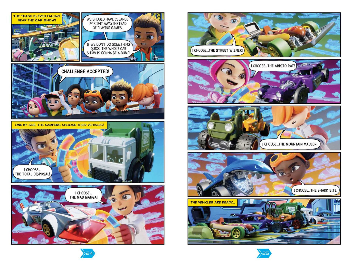 Hot Wheels Let's Race: Cleanup Challenge (Comic Reader)